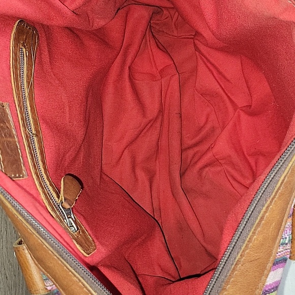 Nena and Co. Canvas Leather Convertible Backpack Shoulder Bag - Picture 12 of 14